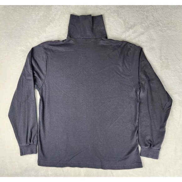 Vtg Eddie Bauer Outdoor Outfitters Mens Turtleneck Shirt XL Black Made In USA - Picture 5 of 10